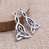 20pcs Triquetra Knot Charms Pendant For DIY Jewelry Making
