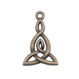 20pcs Triquetra Knot Charms Pendant For DIY Jewelry Making