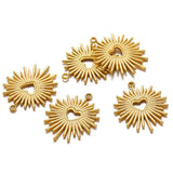 5pcs Stainless Steel Bohemian Launch Pendants for Women Necklace
