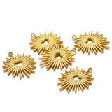 5pcs Stainless Steel Bohemian Launch Pendants for Women Necklace