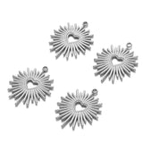 5pcs Stainless Steel Bohemian Launch Pendants for Women Necklace