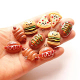 12pcs Cartoon Food Charms DIY Jewelry Making Accessories
