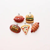 12pcs Cartoon Food Charms DIY Jewelry Making Accessories