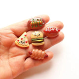 12pcs Cartoon Food Charms DIY Jewelry Making Accessories