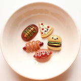 12pcs Cartoon Food Charms DIY Jewelry Making Accessories