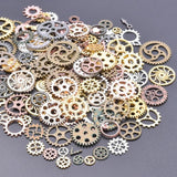 Vintage Clock Gear Charms Steampunk Pendant for Hip Hop Necklaces