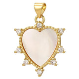 Heart Star Charms DIY Earrings Necklace Jewelry Making Supplies
