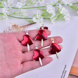 10pcs Shoots Through the Heart Metal Charms for DIY Earrings