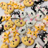 10pcs Puppy Dog Charms for Earring DIY Crafts Decor C876