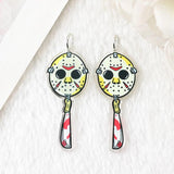 10Pcs Horror Movie Charms Acrylic Spooky Pendant For Necklace DIY
