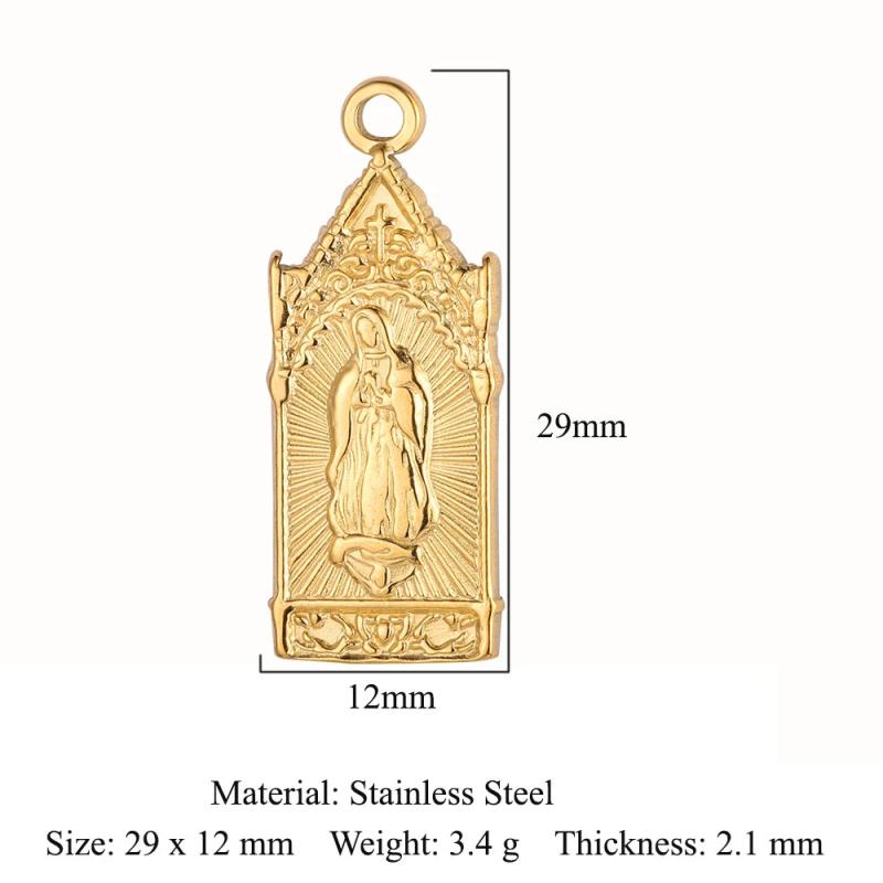 3pcs Angel Wing Cross Rhinestone Pendant Charm DIY Jewelry