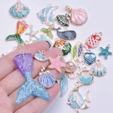 Enamel Charm Flower/Fruit/Vegetable/Plant/Animal Charms For Jewelry Making