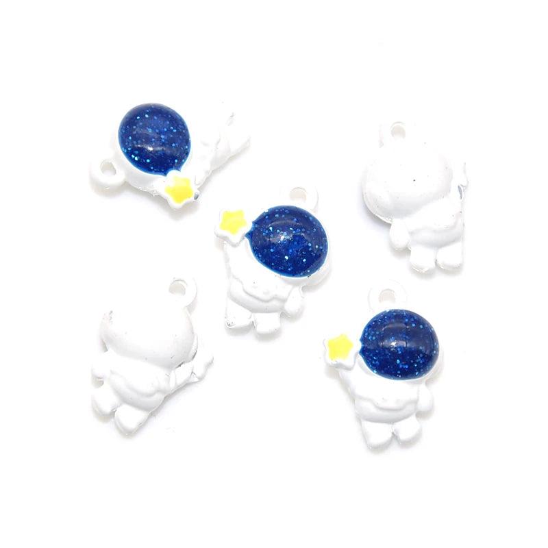 10pcs Astronaut Spaceman Charms for DIY Jewelry Making