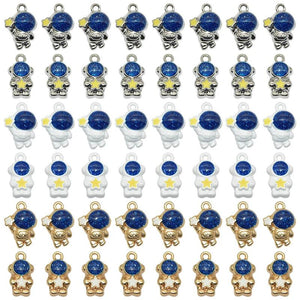 10pcs Astronaut Spaceman Charms for DIY Jewelry Making