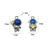 10pcs Astronaut Spaceman Charms for DIY Jewelry Making