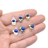 10pcs Astronaut Spaceman Charms for DIY Jewelry Making