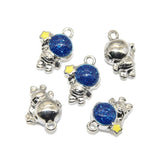 10pcs Astronaut Spaceman Charms for DIY Jewelry Making