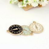 10pcs 20*23mm Alice Girl Clock Charms DIY Jewelry Necklace