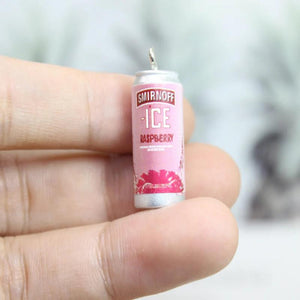 10Pcs Alcohol Drink Beer Cans Cocktail Pendant Keychain Charms 3D D