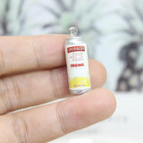 10Pcs Alcohol Drink Beer Cans Cocktail Pendant Keychain Charms 3D D