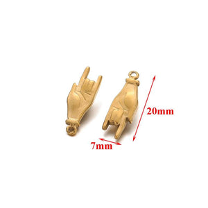 5pcs Stainless Steel Cross Sun and Moon Charm Pendants Jewelry Making Supplies