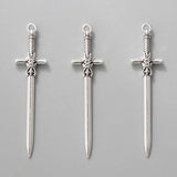 30pcs Sword Alloy Charms for DIY Jewelry Making, Crafts, Necklace