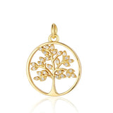 3pcs/Lot Copper Cubic Zircon Snowflake Rose Flower Charms