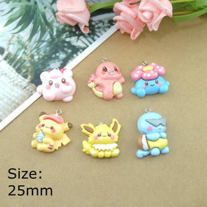 10pcs Cartoon Charms for Earrings DIY Jewelry Making Bulk