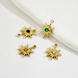 3Pcs Bohemian Eight Star Style Charms for DIY Jewelry Making