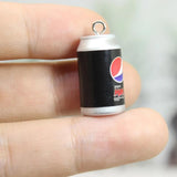 10Pcs/Lot Resin 3D Drink Bottle Pendant DIY Jewelry Making