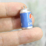 10Pcs/Lot Resin 3D Drink Bottle Pendant DIY Jewelry Making