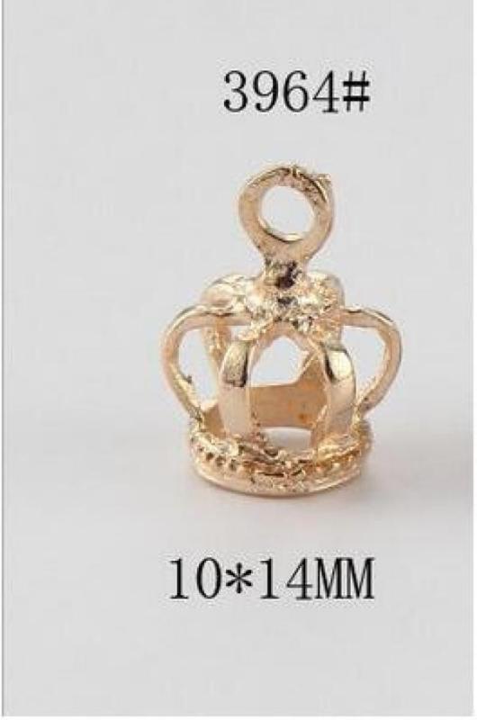 20pcs Crown Floating Charms for Bracelets & Pendants Z620
