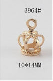 20pcs Crown Floating Charms for Bracelets & Pendants Z620