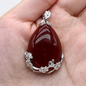 Agates Charm Rose Quartz Pendant for DIY Necklace