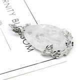 Agates Charm Rose Quartz Pendant for DIY Necklace