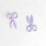 Enamel Painted Mini Scissor Charms for DIY Jewelry Making 10pcs