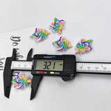 10pcs Dollhouse Star Lollipop Charms for Jewelry Making