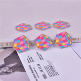 10pcs/pack Cube Magico 29*32mm Arcylic Charms for DIY Earring Bracelet