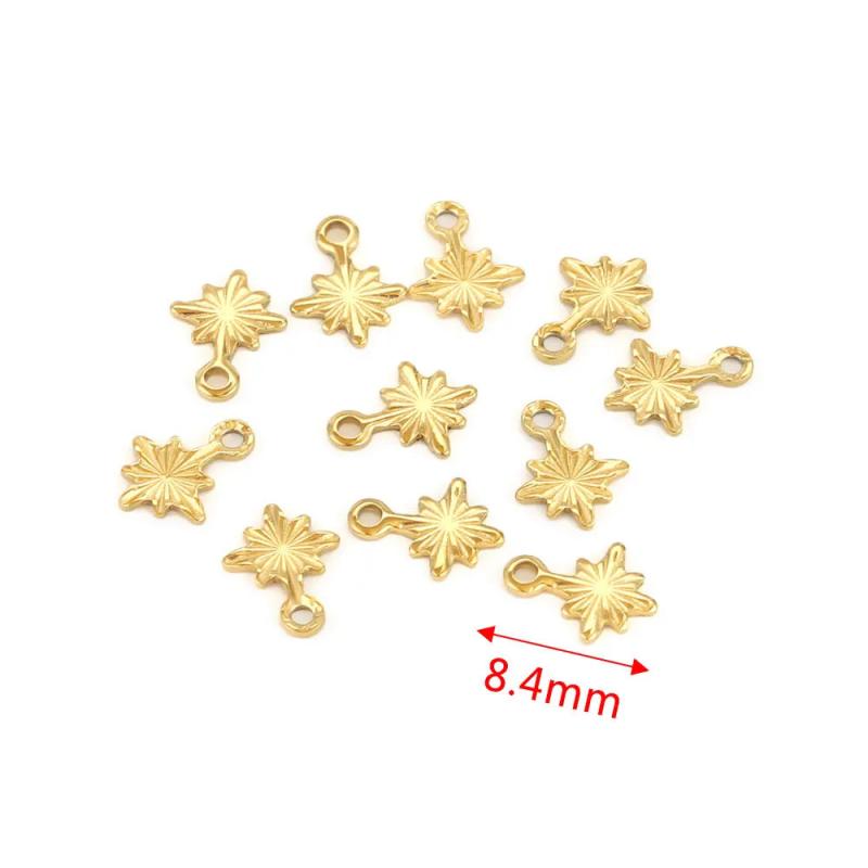 50pcs Stainless Steel Charms for Jewelry Making Lightning Bracelet