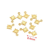 50pcs Stainless Steel Charms for Jewelry Making Lightning Bracelet