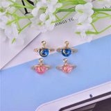 10pcs 3D Grass Universe Moon Earth Metal Charms DIY Jewelry Making