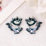 8PCS Cartoon Charms Acrylic Jewelry Findings Earring Necklace DIY