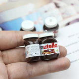 6Pcs Resin 3D Bread Jam Bottle Charm Pendant DIY Jewelry Finding Accessory