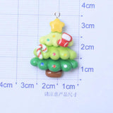 10pcs Christmas Sock Trees Charms for Jewelry Making DIY Pendant C1482