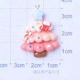 10pcs Christmas Sock Trees Charms for Jewelry Making DIY Pendant C1482