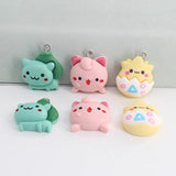 10pcs Anime Elf Small Monster Resin Charms DIY Jewelry Making Findings