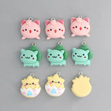 10pcs Anime Elf Small Monster Resin Charms DIY Jewelry Making Findings
