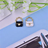 10pcs 15*19mm 3D Bag Enamel Metal Charms DIY Jewelry Making Bulk