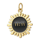 Sun Evil Eye Charm for Jewelry Making Supplies Bee Dijes Diy