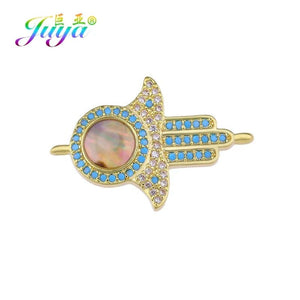 Hamsa Hand Of Fatima Pendants DIY Charms Bracelet Necklace Making